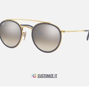 Ray-ban round double bridge sunglasses